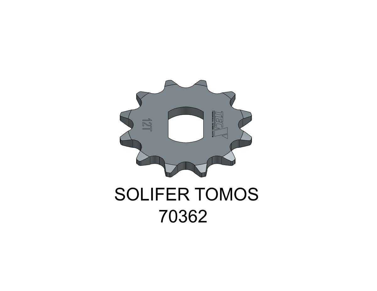 Tec-X Framdrev 12 tänder (415) Solifer SM / Tomos