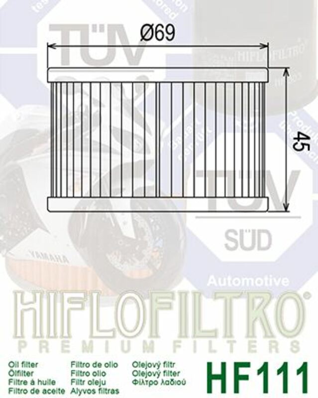HIFLOFILTRO Oil Filter - HF111