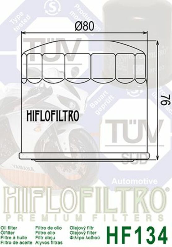 HIFLOFILTRO Oil Filter - HF134
