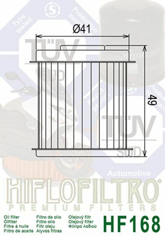 HIFLOFILTRO Oil Filter - HF168