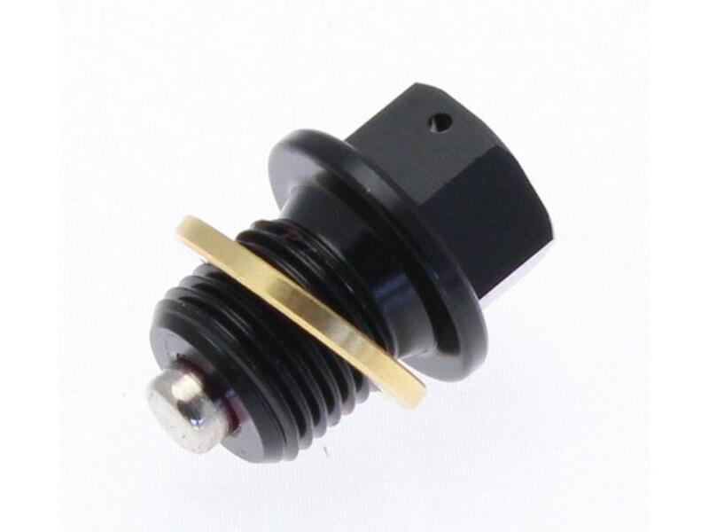 TECNIUM Magnetic Oil Drain Plug - Aluminium Black M12x1,5x13