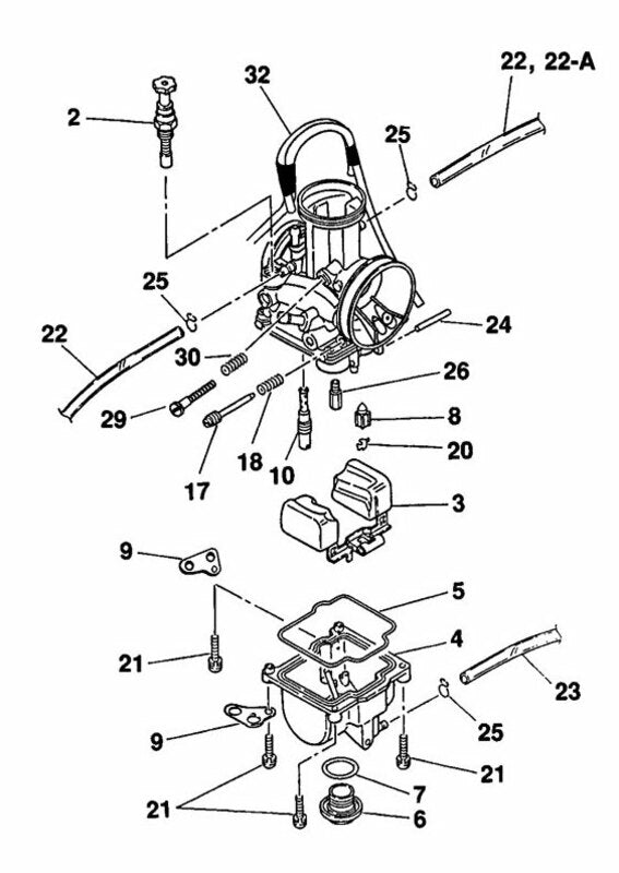 KEIHIN PWK36 Quad Vent Carburateur Ø35mm