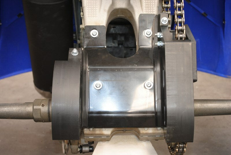 AXP Rear skid plate - HDPE 6mm Yamaha YFZ450R