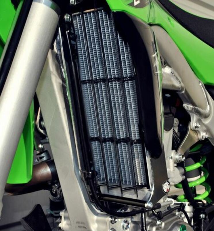 AXP Aluminium Radiator guard - Kawasaki KX250F