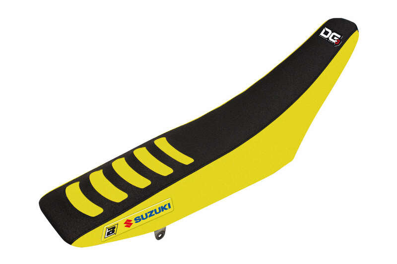 BLACKBIRD Double Grip 3 Seat Cover Yellow/Black Suzuki RM85