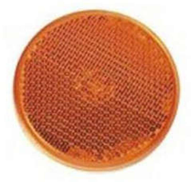 V PARTS Ø60mm Round Reflector Orange - with Tape