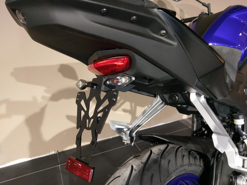 V PARTS License Plate Holder Black Yamaha