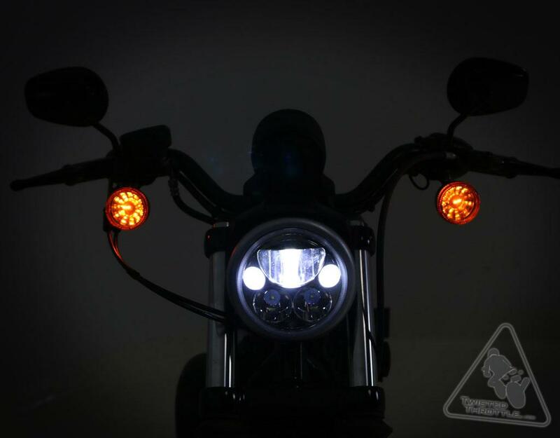 DENALI M7 LED Headlight Ø177mm Black Chrome