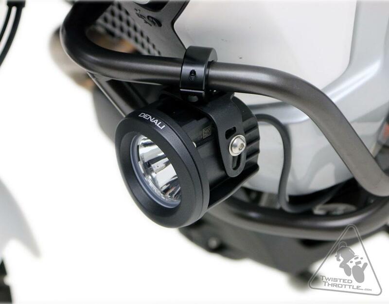 DENALI Frame & Crash Bars Light Mount Ø21-29mm Black