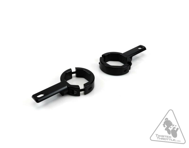 DENALI Forks Tubes Light Mount Ø39-49mm Black