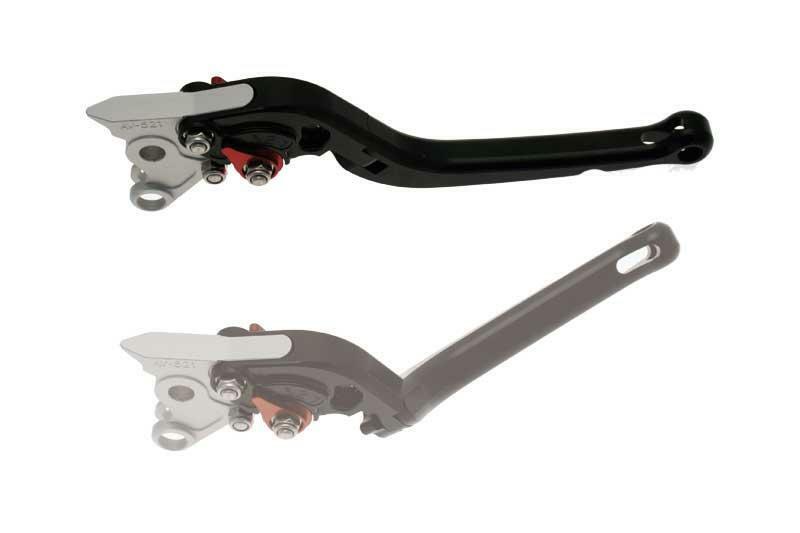 BIHR Left Foldable Lever Anodized Aluminium Black