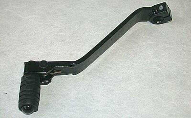 BIHR Gear Lever Steel Black w/ Rubber Honda