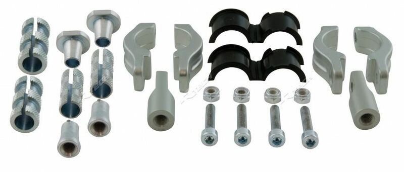 RACETECH Fitting Kit Vertigo Hand Guard Ø22/28,6mm - articulated