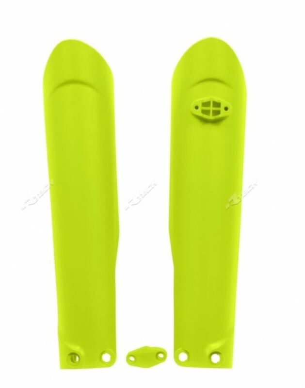 RACETECH Fork Guards - Neon Yellow
