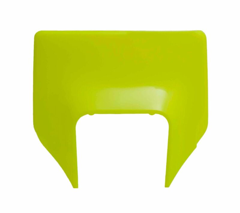 RACETECH Front Plate Neon Yellow Husqvarna