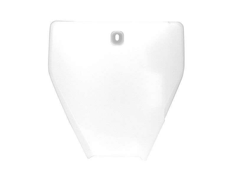 RACETECH Front Number Plate White Husqvarna TC85