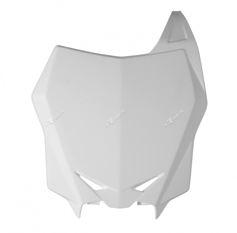 RACETECH Factory Front Number Plate White Suzuki RM-Z250/450