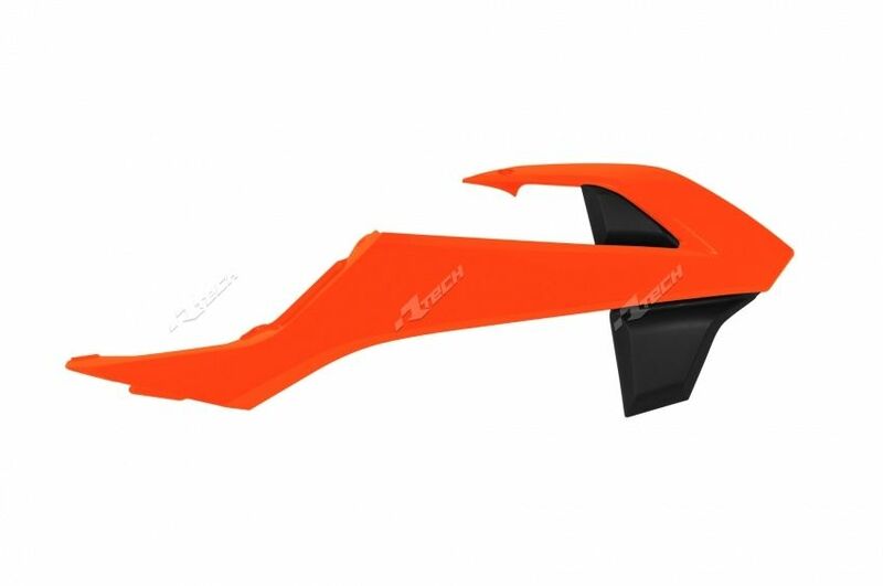 RACETECH Radiator Covers OEM Color (2016) Orange/Black KTM