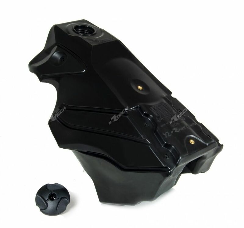 RACETECH Revolution Gas Tank Black Yamaha
