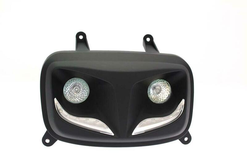 BOOSTER R8 MATT BLACK LED LIGHTS