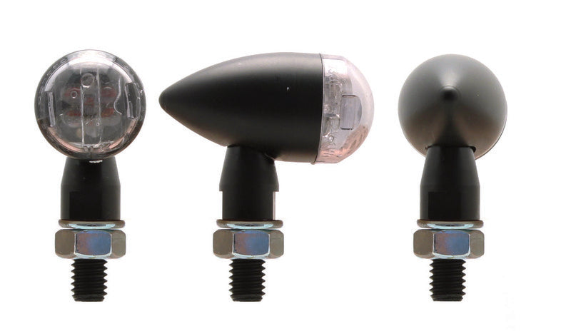 V PARTS Shell XS LED Indicators Black Universal