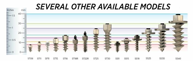 IGRIP Screw Studs 11mm 150pcs