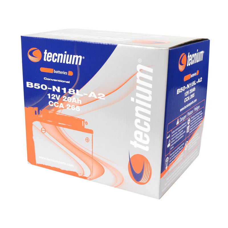 TECNIUM Battery Conventional with Acid Pack - B50-N18L-A2