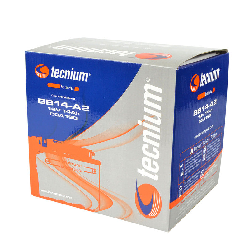 TECNIUM Battery Conventional with Acid Pack - BB14-A2