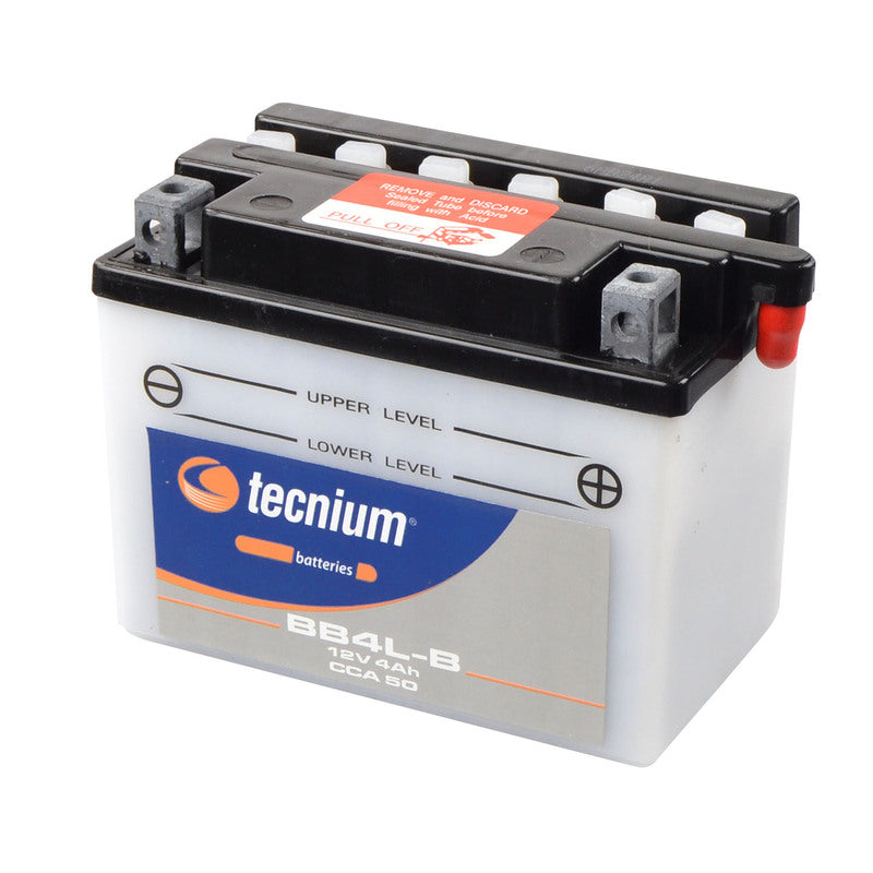 TECNIUM Battery Conventional with Acid Pack - BB4L-B