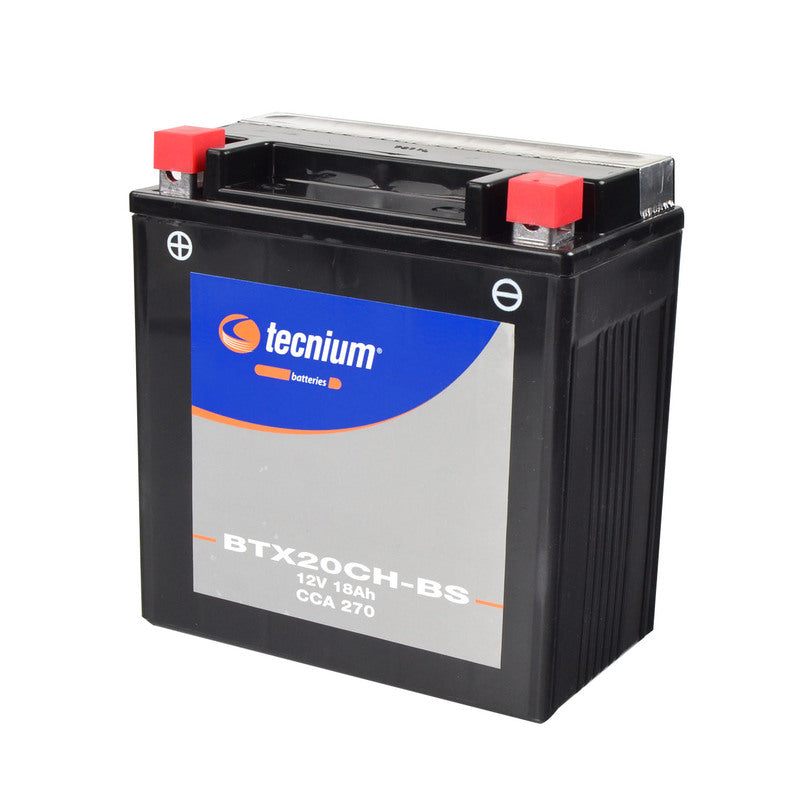 TECNIUM Battery Maintenance Free with Acid Pack - BTX20CH-BS
