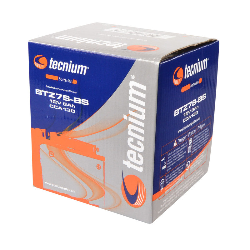 TECNIUM Battery Maintenance Free with Acid Pack - BTZ7S-BS