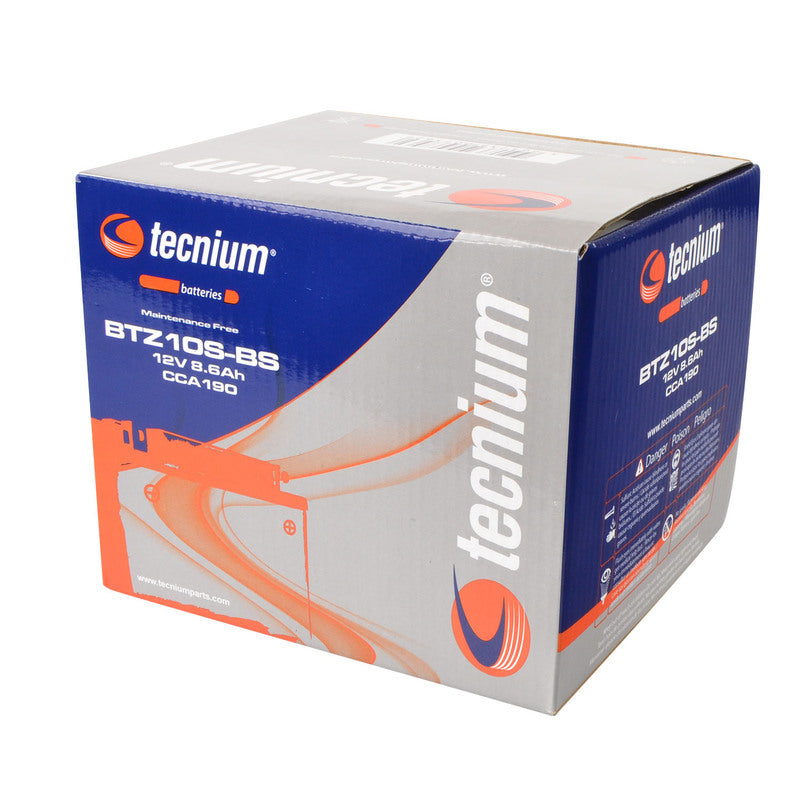 TECNIUM Battery Maintenance Free with Acid Pack - BTZ10S-BS