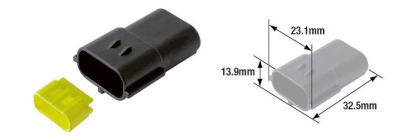 TOURMAX Electrical Male Coupler Waterproof Type 070 (FRA)