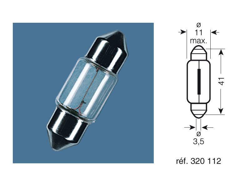 OSRAM Original Line Light Bulbs 12V 10W - x10