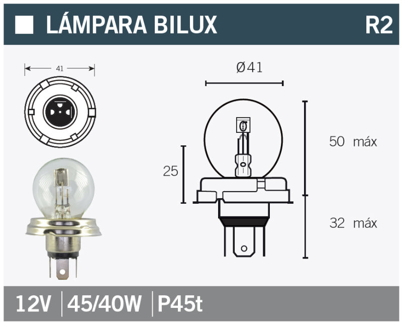 V PARTS G40 Light Bulbs 12V 15/40W