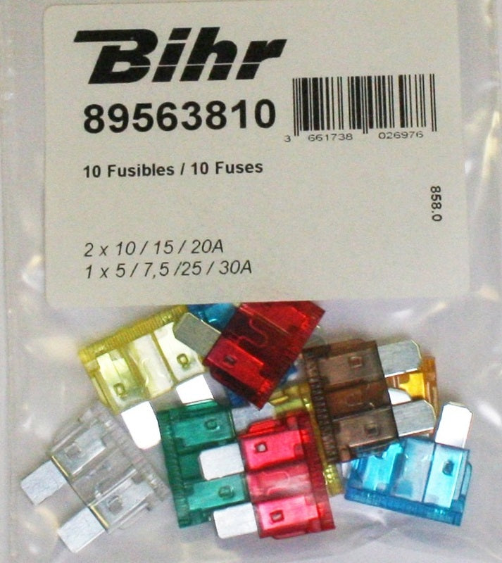 BIHR Fuses Set 10pc