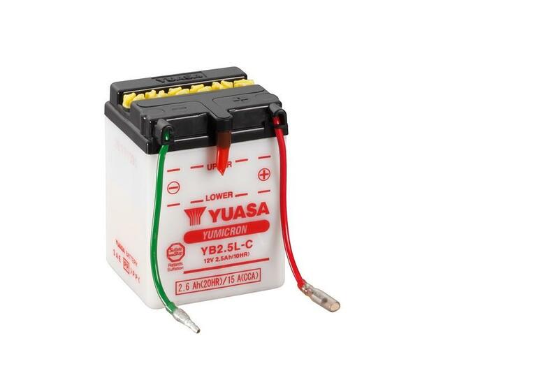 YUASA Battery Conventional without Acid Pack - YB2.5L-C