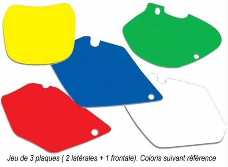 BLACKBIRD Plate Stickers Green Husqvarna