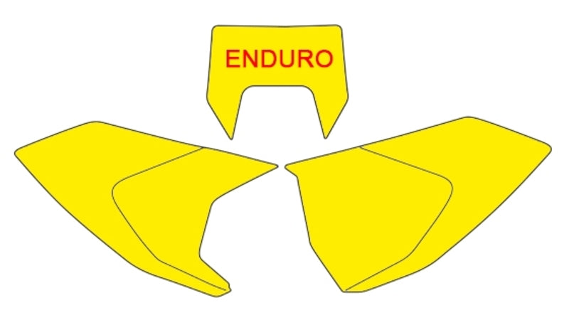 BLACKBIRD Plate Stickers Green Husqvarna TE/FE