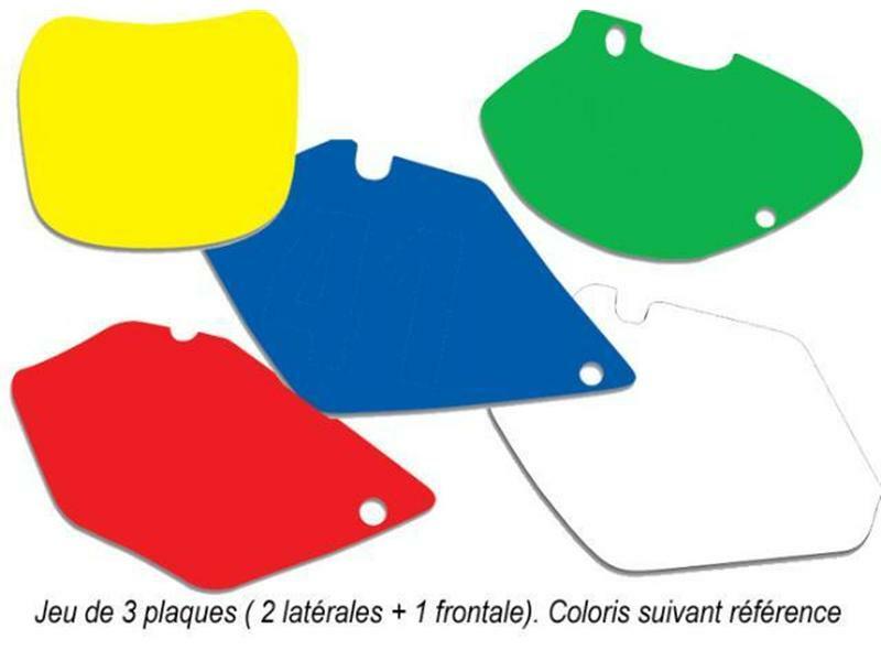 BLACKBIRD Plate Stickers Green Husaberg FE/TE