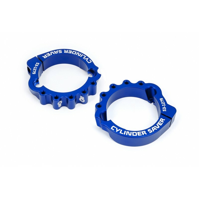 S3 Exhaust Flange Guard Blue KTM/Husqvarna