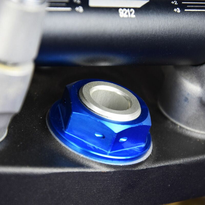 SCAR Steering Stem Nut Blue