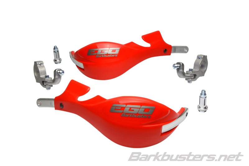 BARKBUSTERS EGO Handguard Two Point Mount Tapered Red