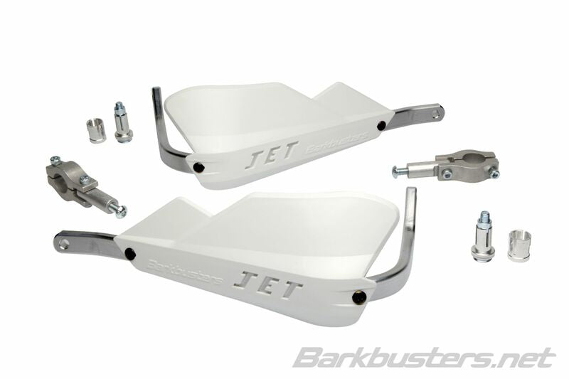BARKBUSTERS Jet Handguard Two Point Mount Straight Ø22mm White