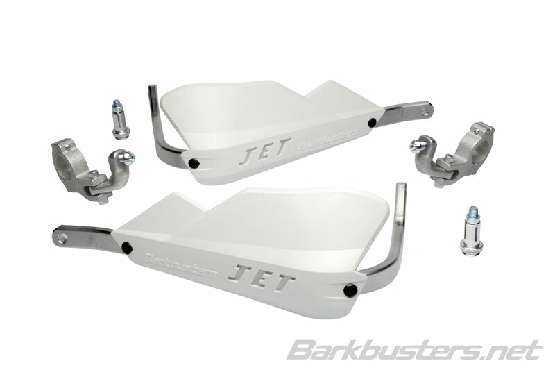 BARKBUSTERS Jet Handguard Set Two Point Mount Tapered White