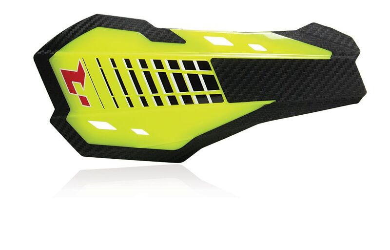 RACETECH HP2 Hanguards Neon Yellow