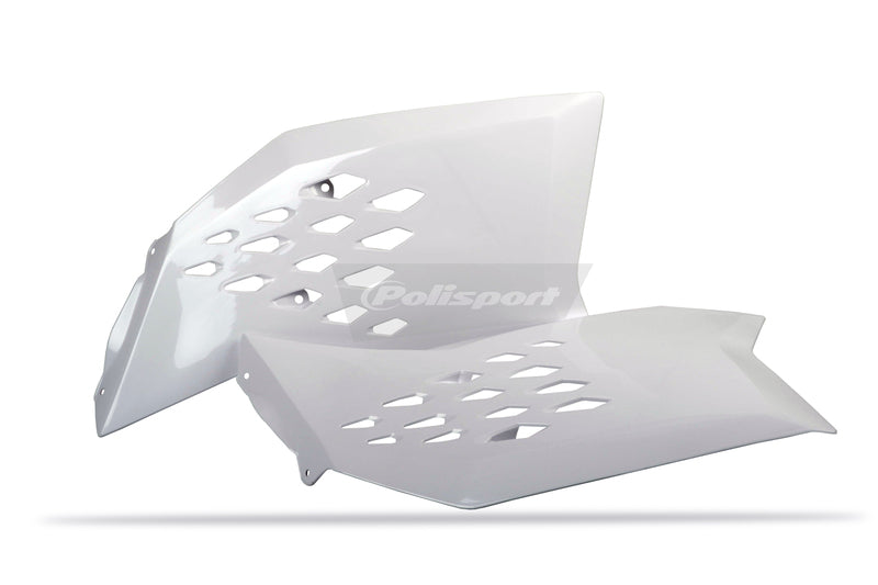 POLISPORT Radiator Covers White KTM
