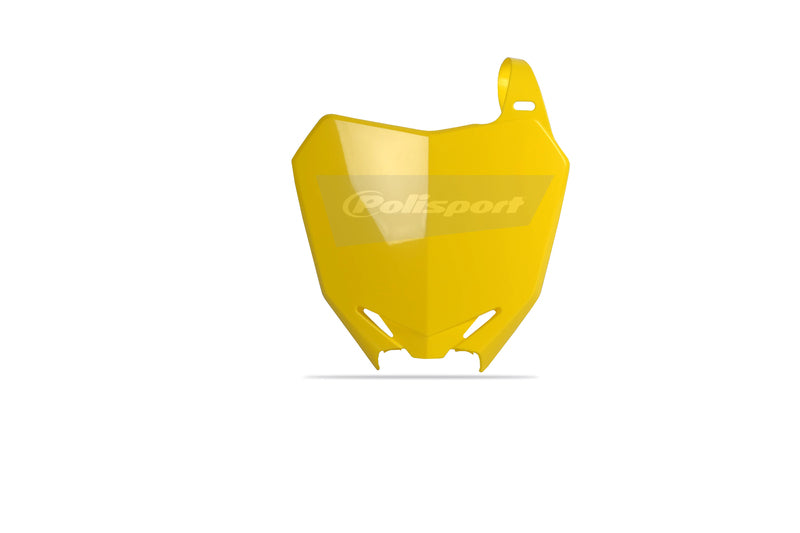 POLISPORT Front Number Plate Yellow Suzuki RM-Z250/RM-Z450