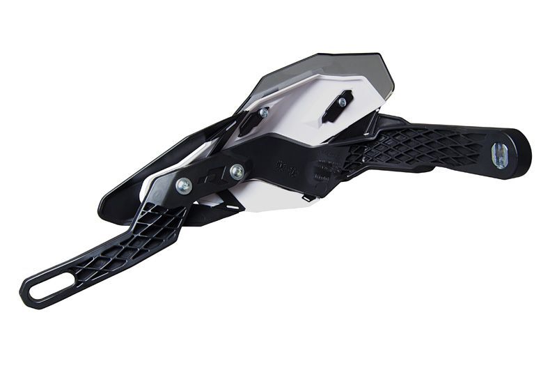 RACETECH HP3 Adventure Handguards White/Black