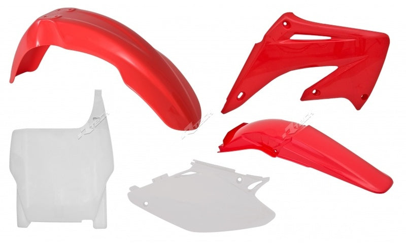 RACETECH Plastic Kit OEM Color Red/White Honda CR125R/250R
